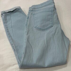 Jessica Simpson 5-Pocket Styling Cuff Slim Fit Stretch Jeans SZ 10